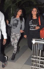 Priyanka Chopra  snapped late night at airport on 29th Nov 2014